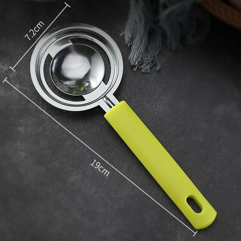 Household Stainless Steel Egg Yolk Seperator Kitchen Cooking Gadget Sieve.l8