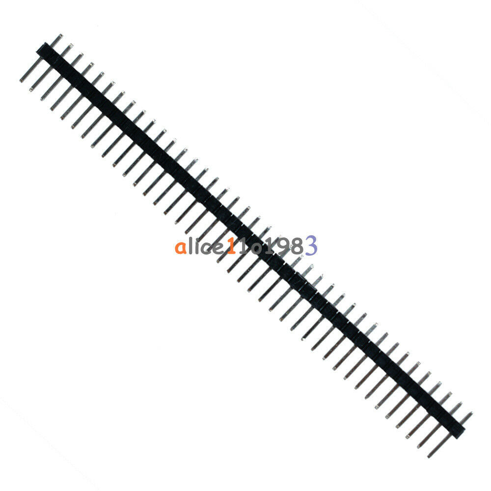 100PCS 40Pin 2.54mm Single Row Straight Male Pin Header Strip PBC Ardunio