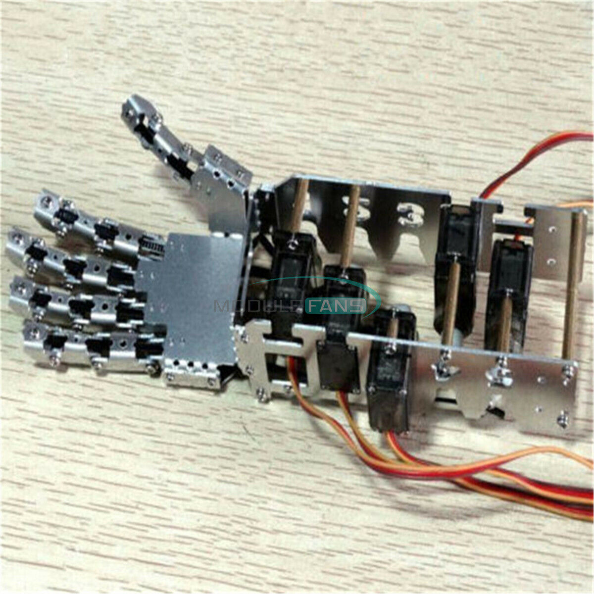 5DOF Humanoid 5 Fingers Manipulator Arm Right Hand + 5pcs Servos DIY for Robot