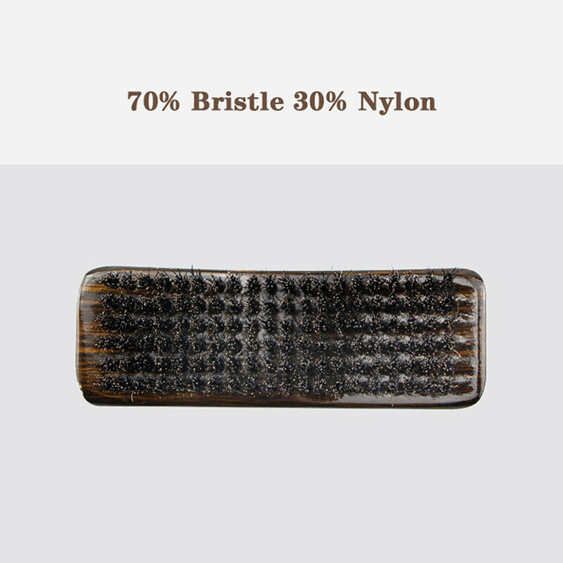 New Men Boar Hair Bristle Beard Barber Accessories Mustache Brush Comb For MFCA