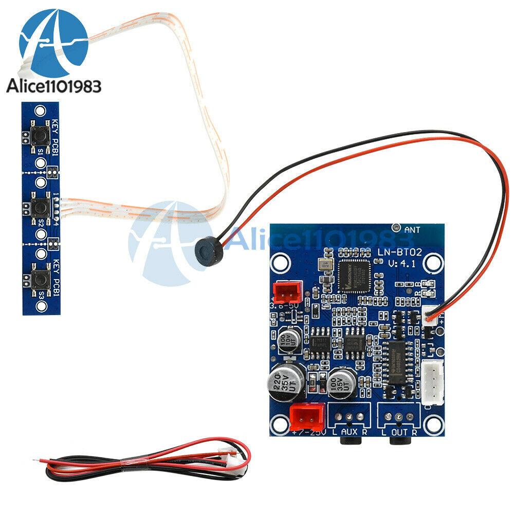 DC3.6-30V Car Bluetooth Audio Receiving Module 3.5MM Headphone Jack Input Output