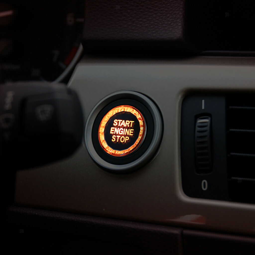 Interior Engine Start Stop Switch Button Cover Trim   for BMW E90 E91 E60