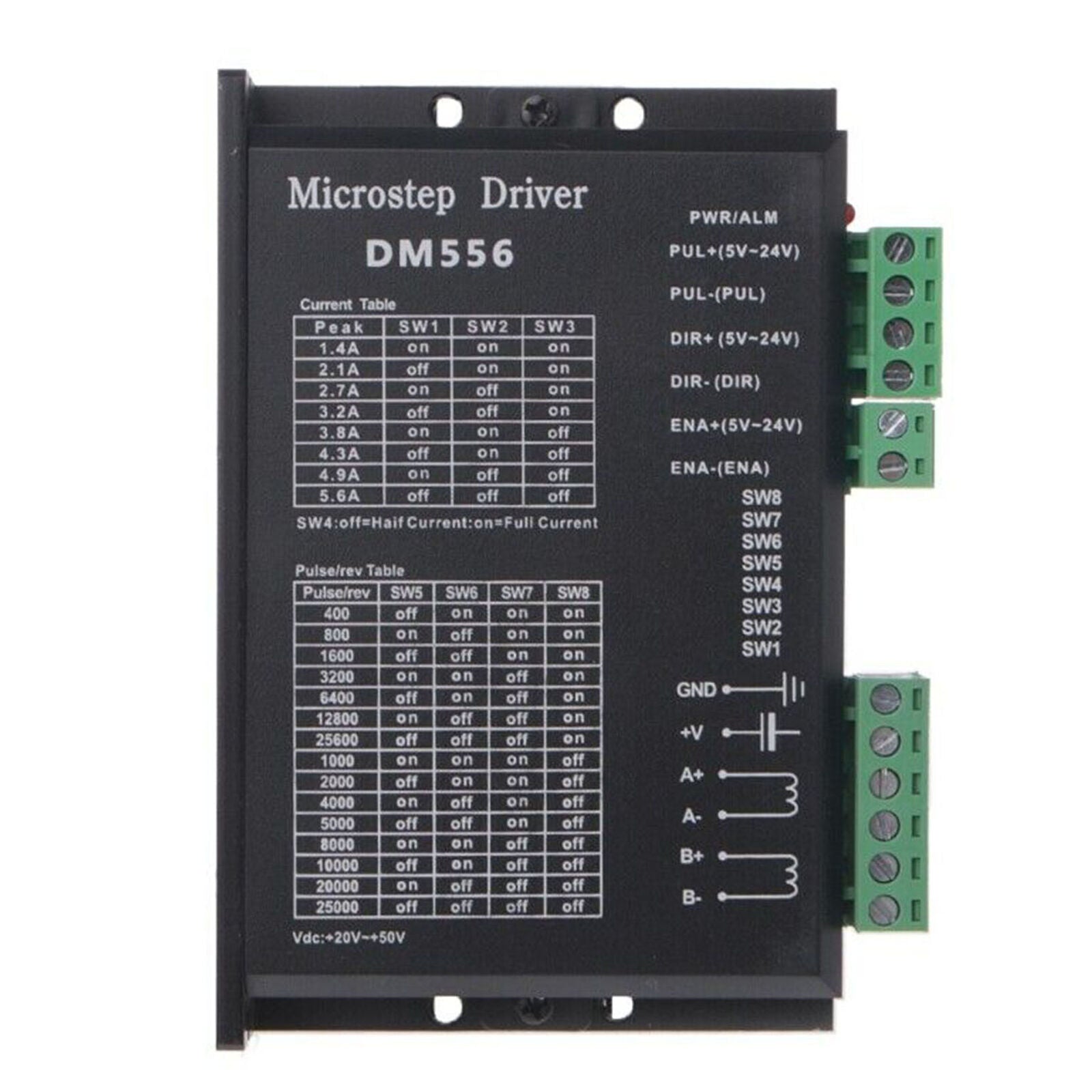 DM556 Digital 2-phase Stepper Motor Driver Stepper Motor Driver 86/57/42 For CNC