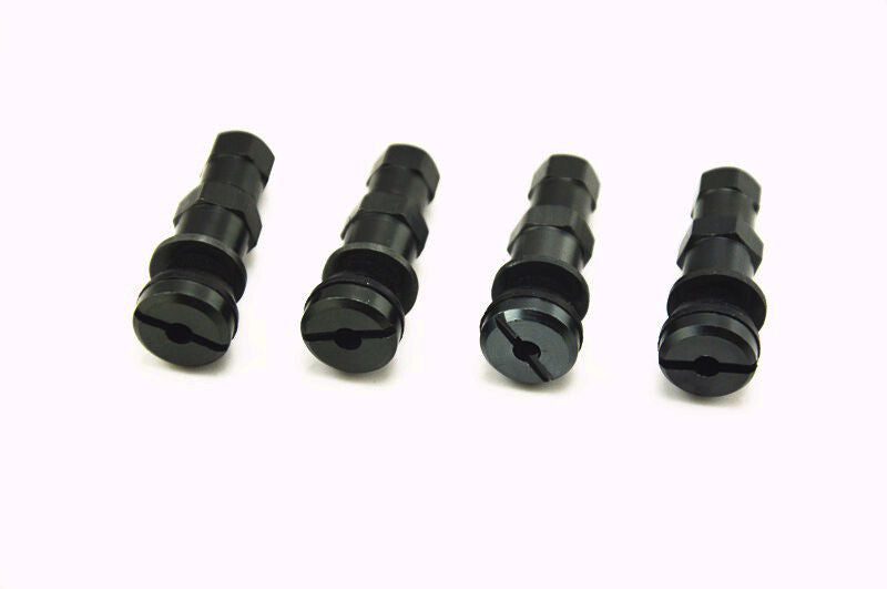 4pc Bolt-in Car Motorcycle Aluminum Tubeless Wheel Tire Valve Stem with Dust Cap