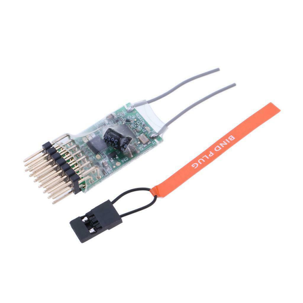2pcs AR6100E 6CH   Receiver For  Transmitter DX6I DX18 DX8