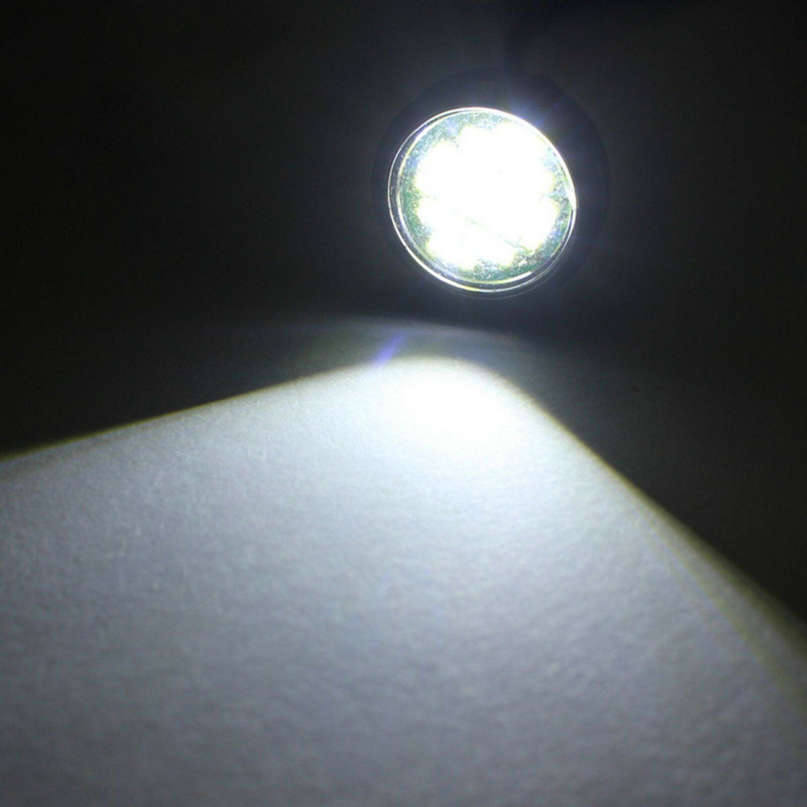 10pcs White LED Eagle Eye Light 12V 15W Daytime Running DRL Backup Car Rock Lamp