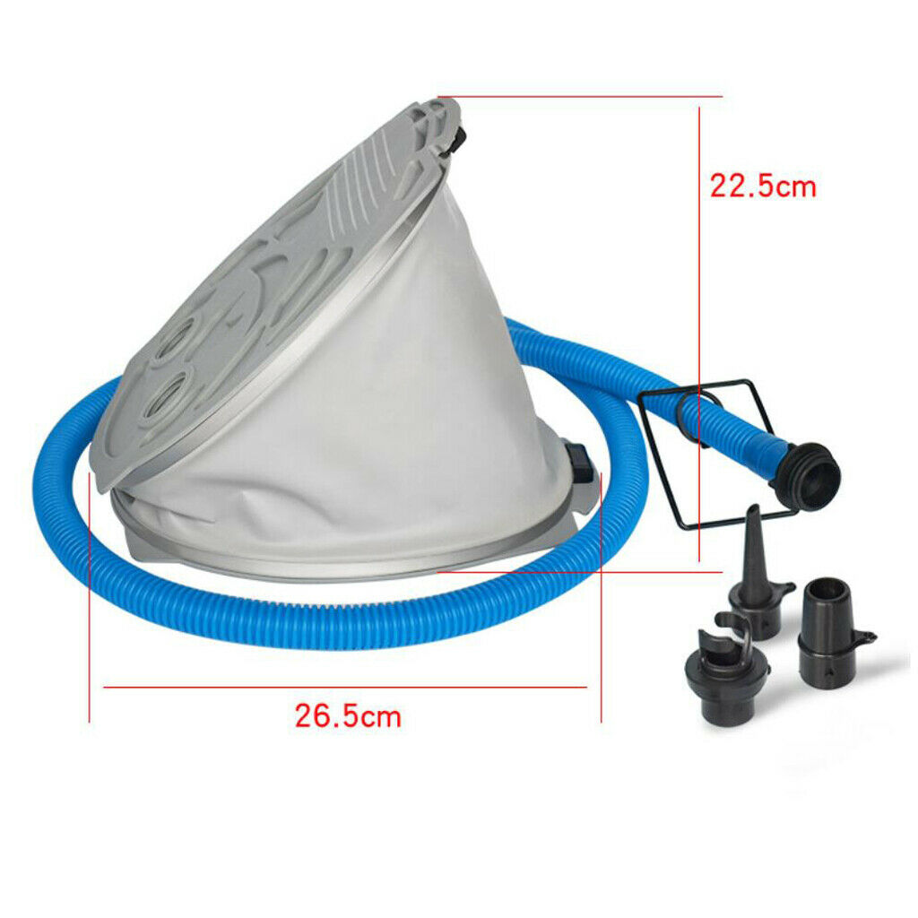 Foot pump Air Step inflates bellows for air mattress ball pool boat