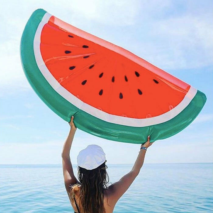 Mattress Buoy Watermelon Giant Inflatable for Beach Or Swimming Pool - New