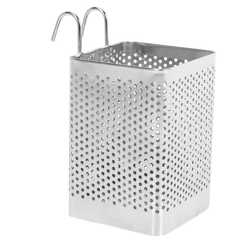 Kitchen Utensils Chopsticks Perforated Holder Box with Hook Chopsticks Holder M6