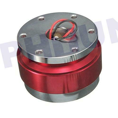 Red Car SUV Steering Wheel Quick Release HUB Adapter Snap Off Boss Kit Aluminium