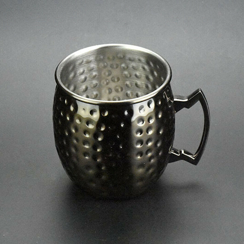 2 Packs Moscow Mule Cup Hammered Mugs Cocktail Vodka Drinking 530ml Gift
