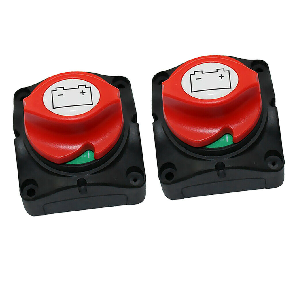 2x Battery Selector Rotary Switch For Boat/RV Car Motor & Accessory