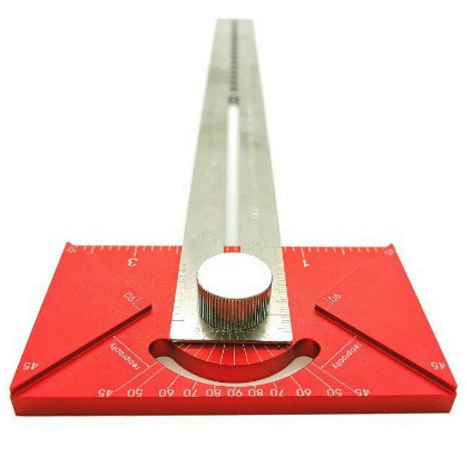 Multifunctional Adjustable Gauge Measurement Tool Woodworking Ruler Angle Ruler