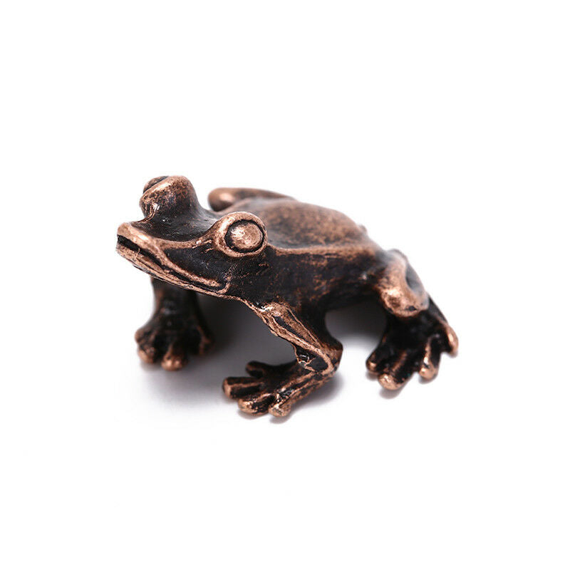 alloy frog incense burner holder flower statue censer plate for sticks con.l8