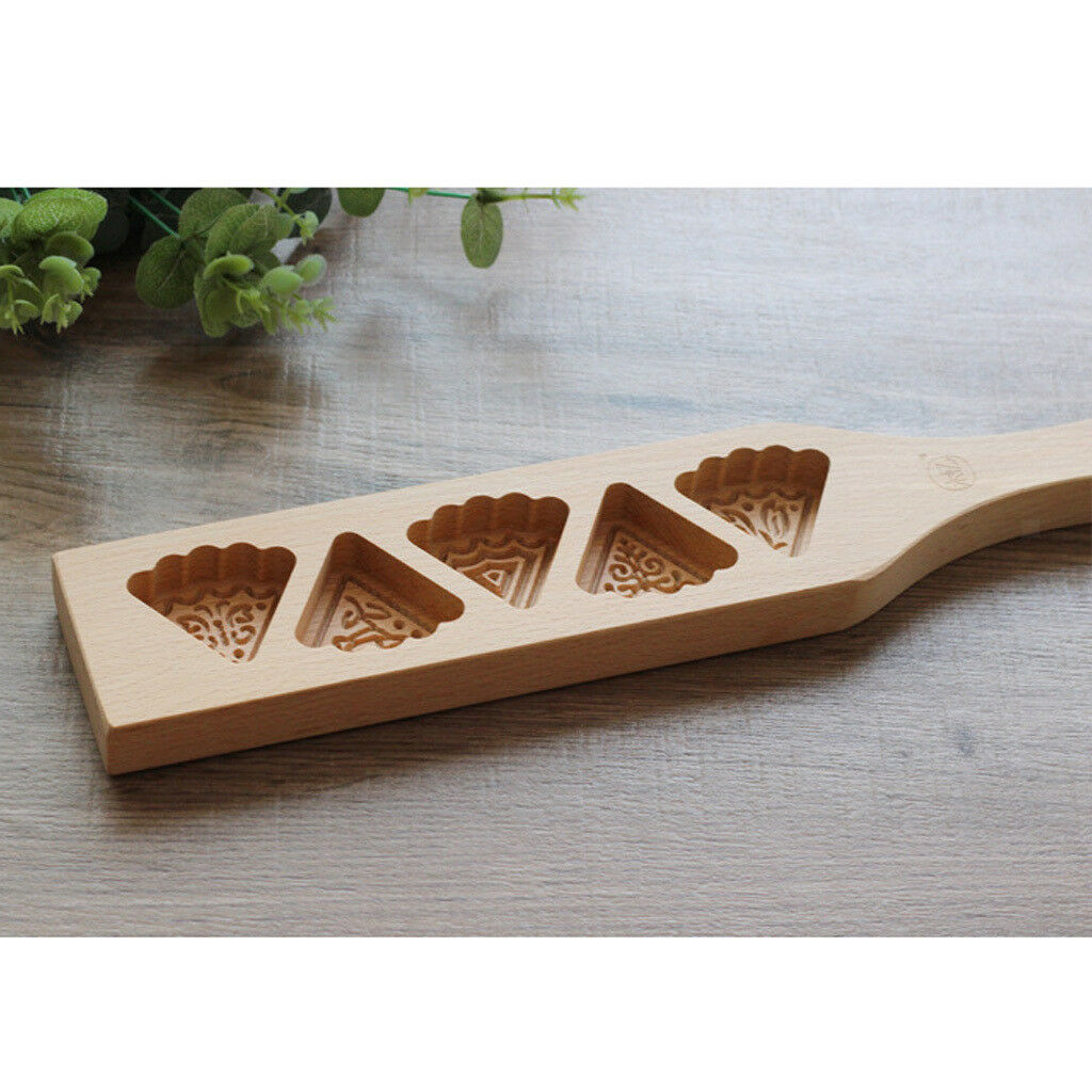 Chinese Mooncake Mold Wooden Cake Molds for Cookies Soap Making Flower