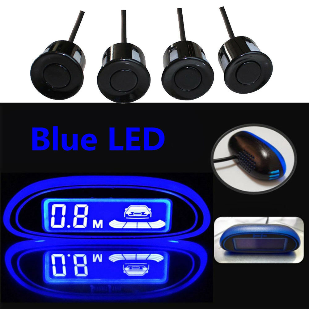 LED Display Human Voice Backup Radar Parking Sensor Monitor System Buzzer Alarm