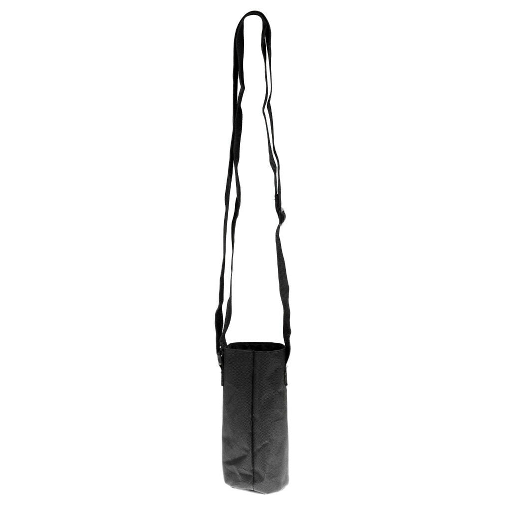 Waterproof Sport Water Bottle Holder Carrier Pouch Sleeve with Poet Bla