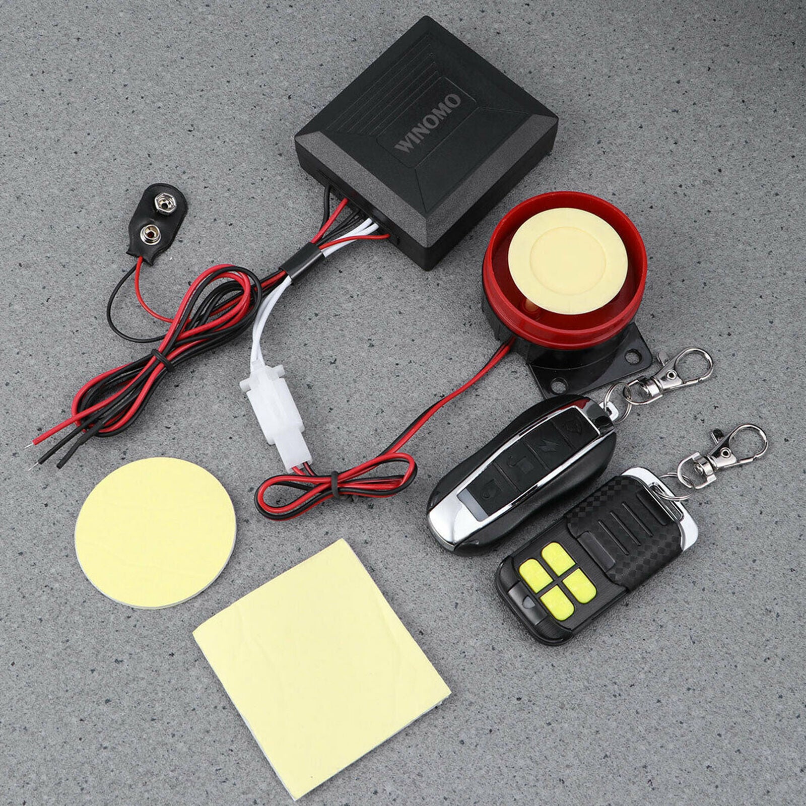 Scooter Car Security Alarm System Remote Control 12V Anti-theft Motorcycle Bike