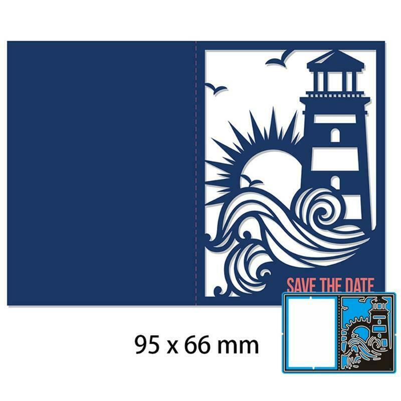 Sunrise Lighthouse Metal Cutting Dies Stencil DIY Scrapbooking Album Paper Card