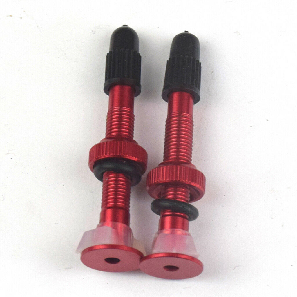 Mountain Bike Bicycle Presta Valves Replacement Core Vacuum-Nozzle Red
