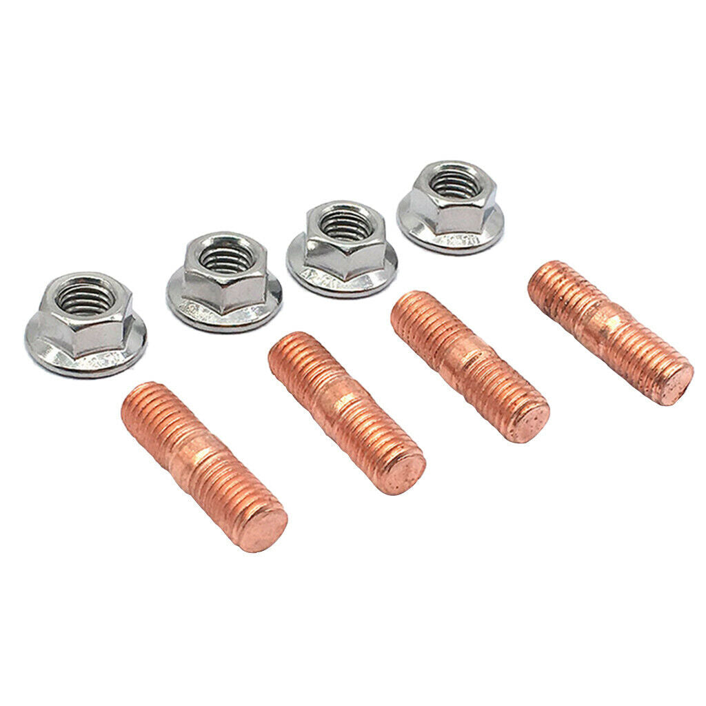 M10x1.5 Threaded  Studs Kit Flange Nuts High Strength T3 T4 T6
