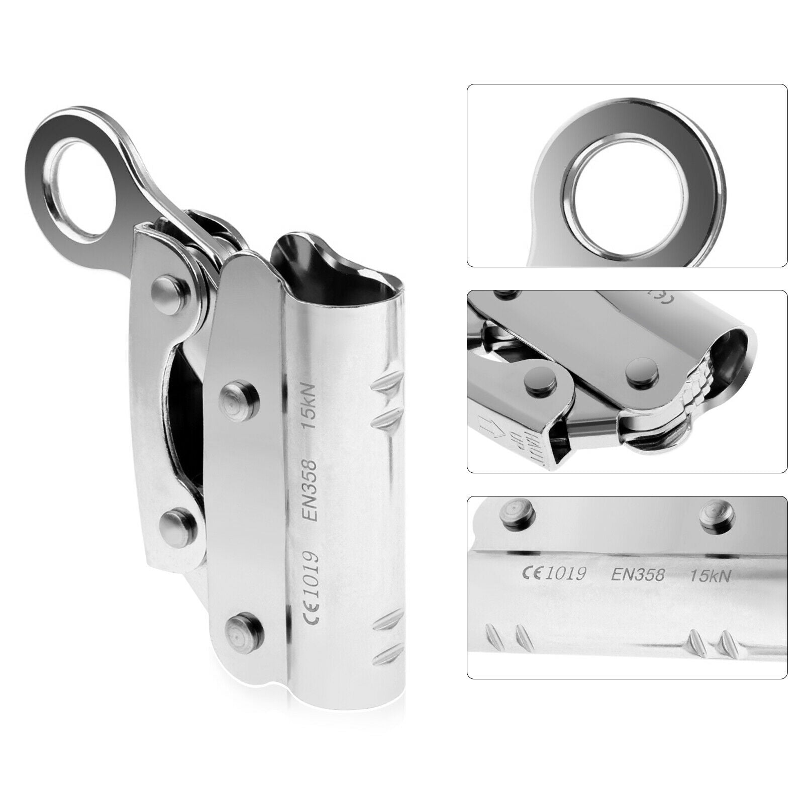 15KN 5/8" Rope Grab Protecta for Rock Climbing Tree Arborist Mountaineering