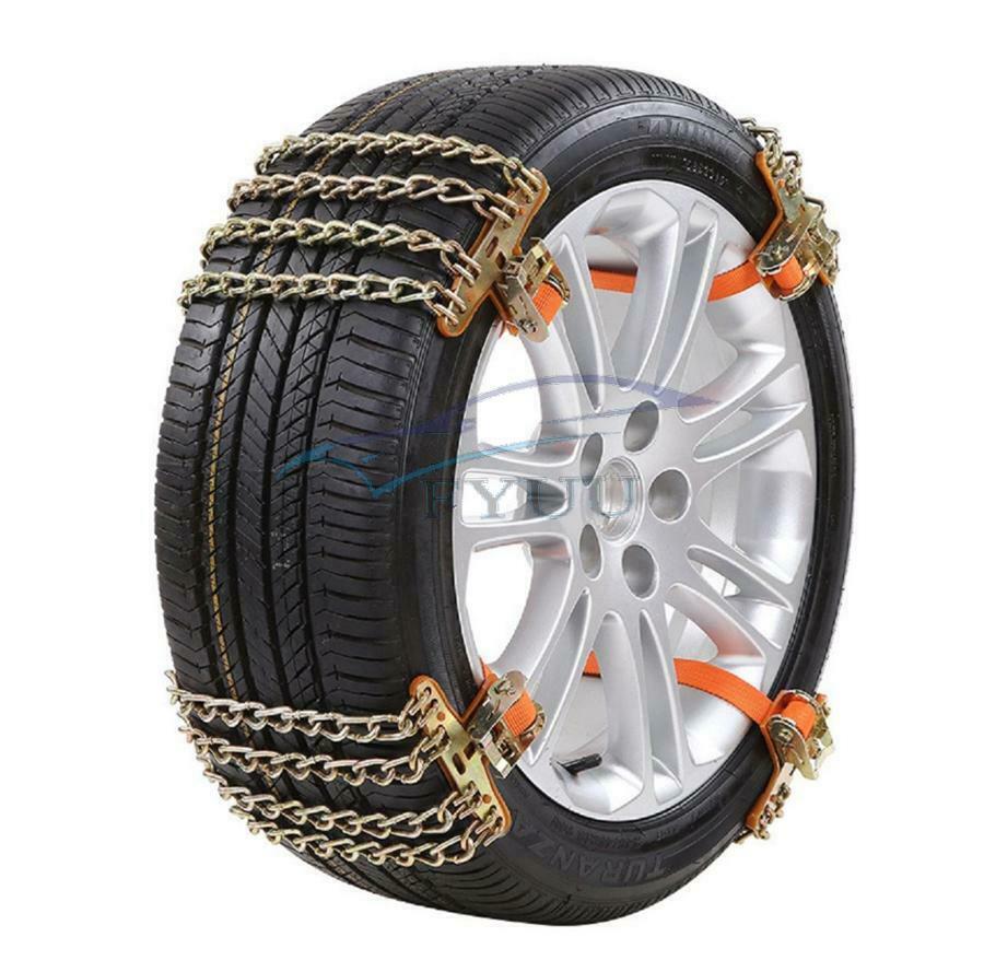 Auto Truck SUV Steel Anti-Slip Belt Snow Anti-Skid Wheel Tire Chains 205--225