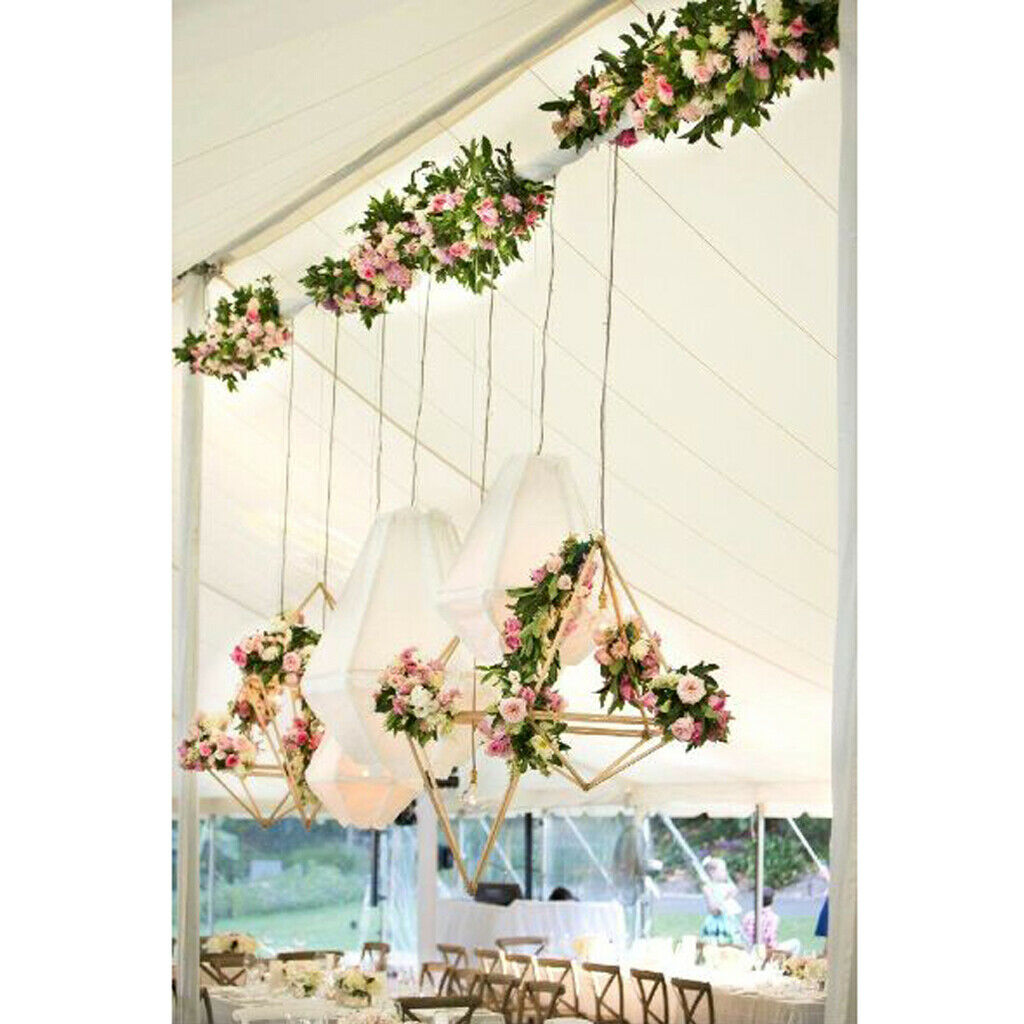Garden Wedding DIY Flower Center 10x10x24.5cm Metal Frame Holder Decoration