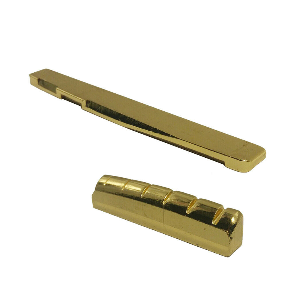 6-string fork guitar slot guitar saddle nut set brass replacement guitar