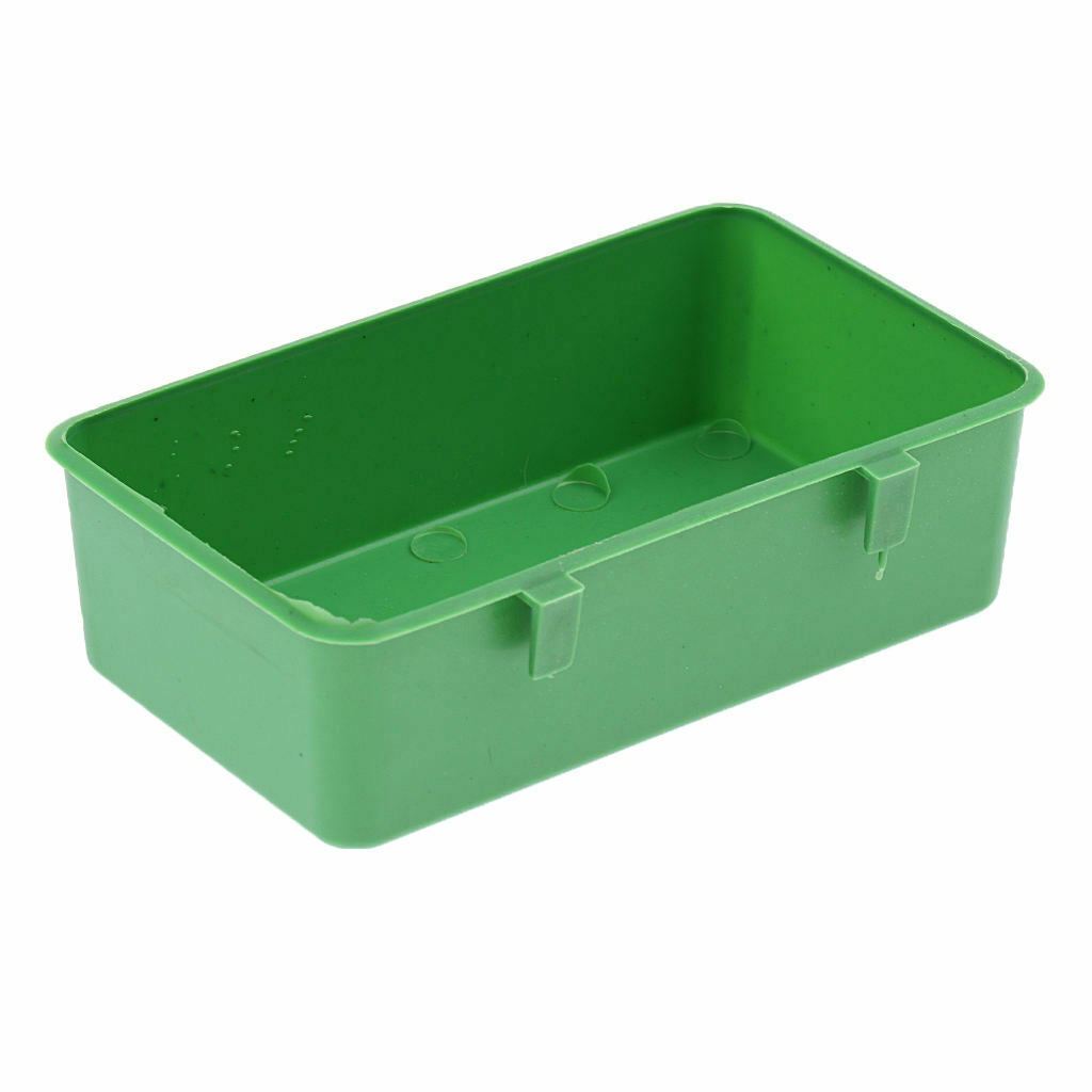 10Pcs Bird Parrot Food Water Plastic Bowl Cups Pigeons Cage Feeding Feeder