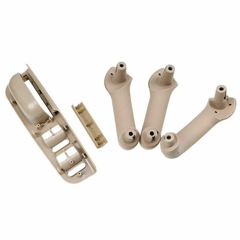 Beige Window Control Switch Panel & Door Handle Set for VW Passat B5 1996-2005