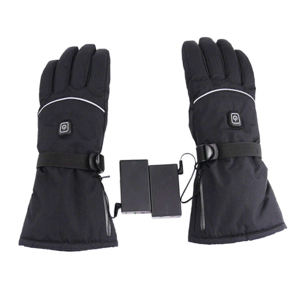 Electric Heated Gloves Mens Womens Winter Thermal Outdoor Sport Riding Skiing