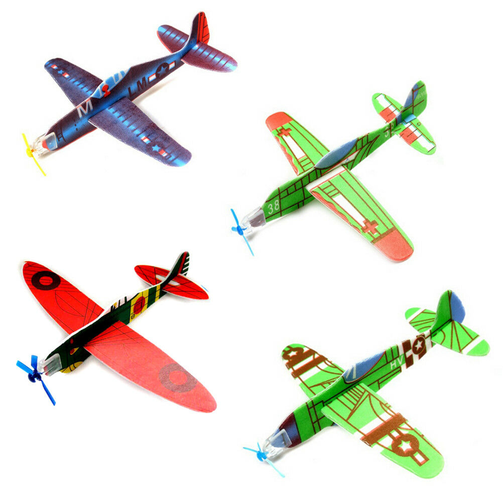 3Pcs DIY Flying Glider Planes Educational Toys For Children Hand Throwing Gif.DD