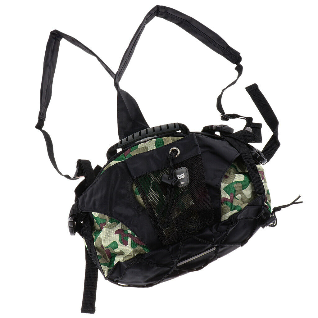 Adjustable Roller Skates Backpack Padded Shoulder Strap Pack Light Camouflage