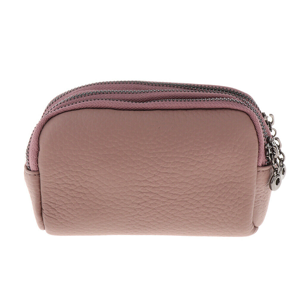 Fashion Mini Wallet Ladies Zipper Zero Wallet Credit/ID Holder Pink Purple