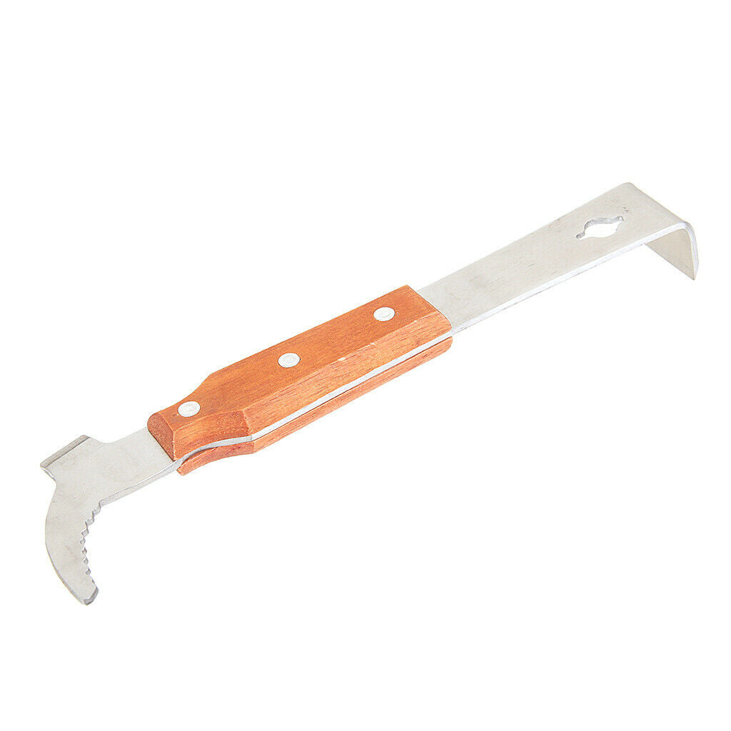 Multi-function Heavy Stainless Steel Bee Keeper  Scraper Beekeeping Tool