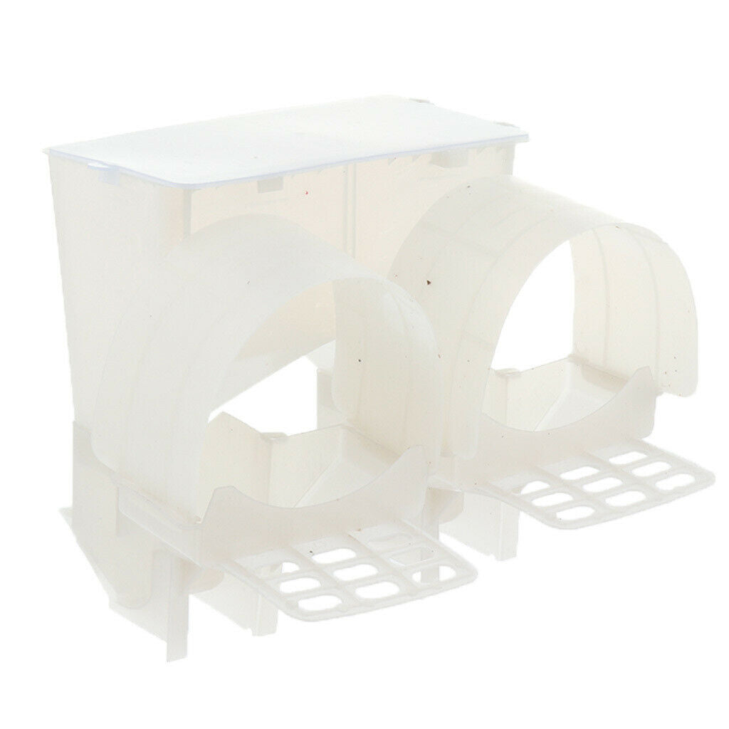 Practical Long Life Service Pigeon Supplies Double Feed Boxes Multifunction