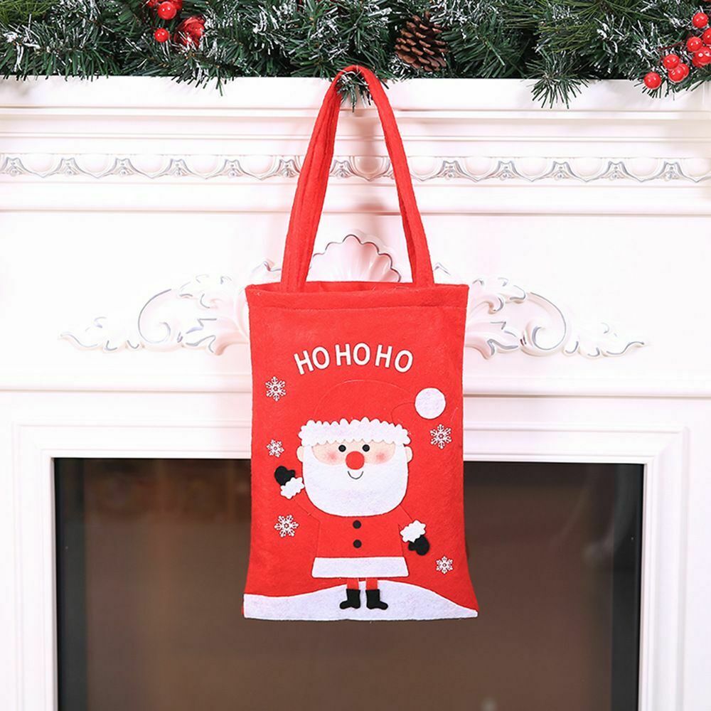 Decor Elk Snowman Cookie Packaging Xmas Gifts Santa Claus Christmas Candy Bag