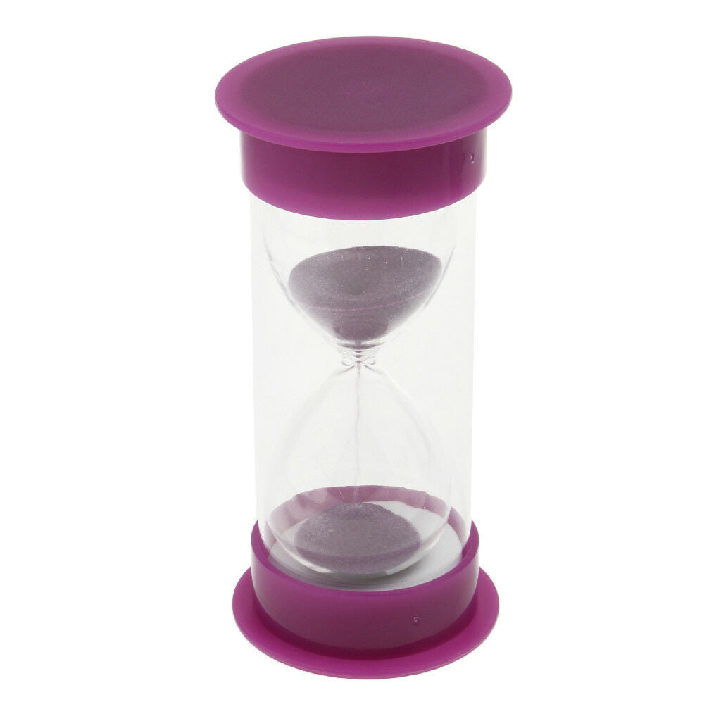 5/10/15/20/30Min 5PCS SET Plastic Hourglass Home Desktop Sand Glass Timers