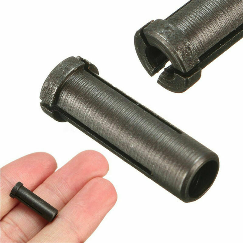 3pcs 1/4" to 1/8" Black Reducer Adapter Chuck Collet For Die Grinder Tool 20mm