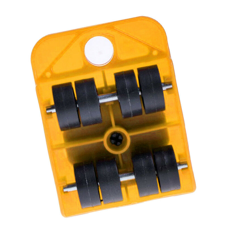 1pc Moving Appliance Roller Furniture Lifter Power Roller Max Up150Kg Yellow
