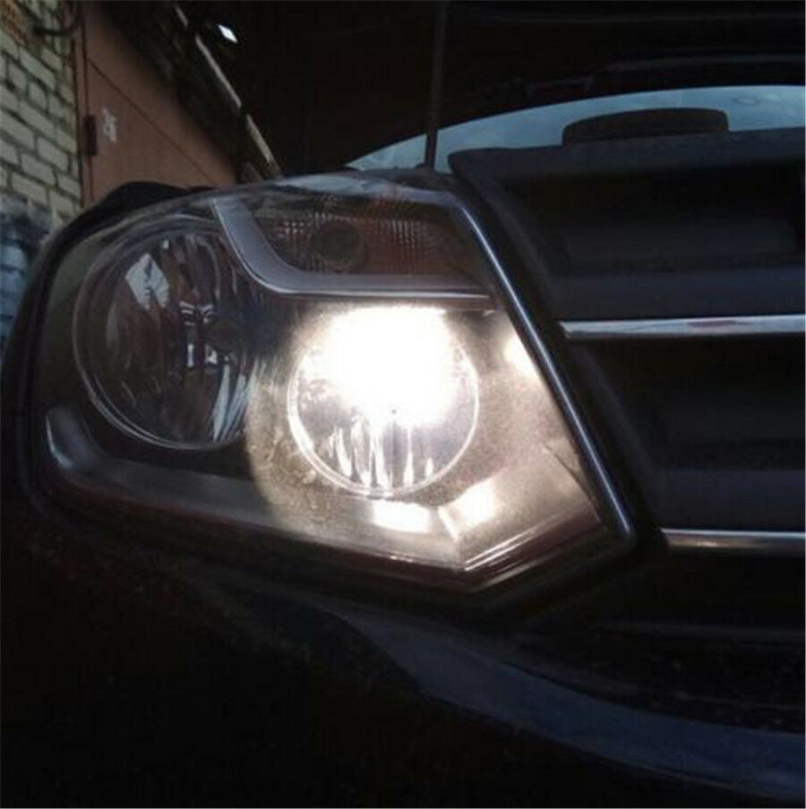 2 Pcs H9 12V 65W Halogen Headlight Car Driving Fog Light Lamp Bulb 6000K
