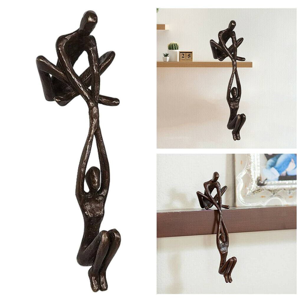 People Art Sculpture Decorative Statue Photo Props Cabinet Desktop Artwork