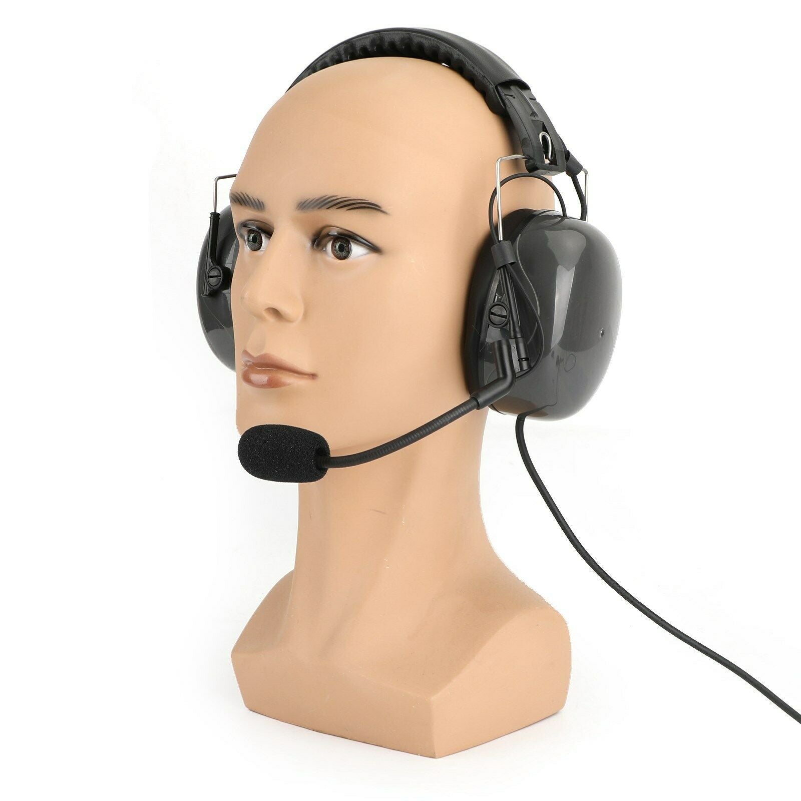 Noise Cancelling Pilot Headset Fit for TK3107 TK3200 TK2160 BaoFeng BF-888S