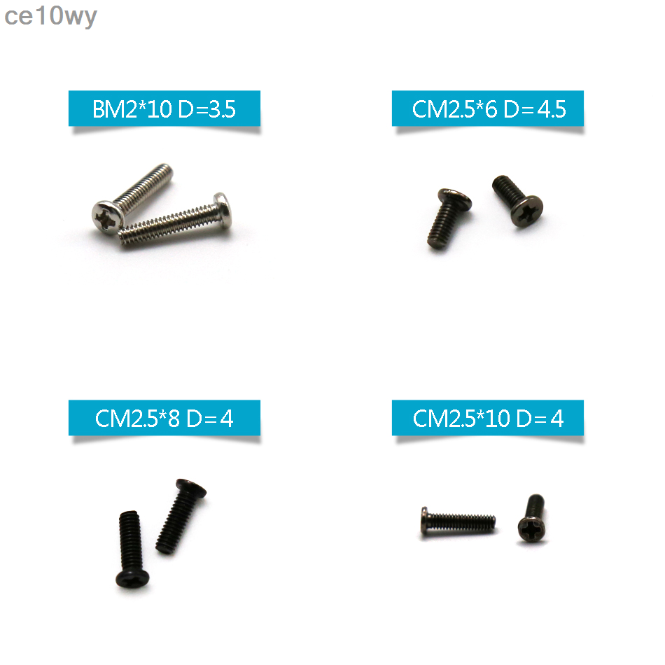 320pcs M2/M2.5/M3 Machine Screws Set for Laptop/Hard Disk/Keyboard/Phone/PC