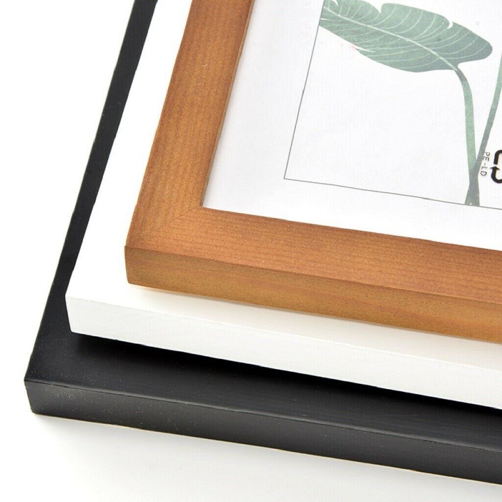 2pcs A4 8x12" Wood Wall Photo Frame Shell Poster Display Picture Frames