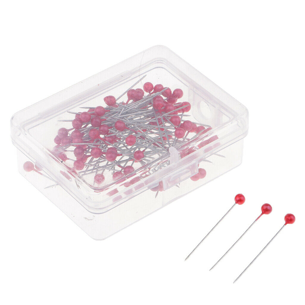 200x Head Pins Wig Extension Wire Beads Headpins Stainless Steel Heads Point for