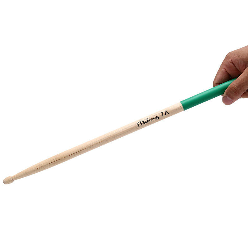 1 pair 40.6cm drum sticks 7a wood drum sticks for beginner and children BDAU
