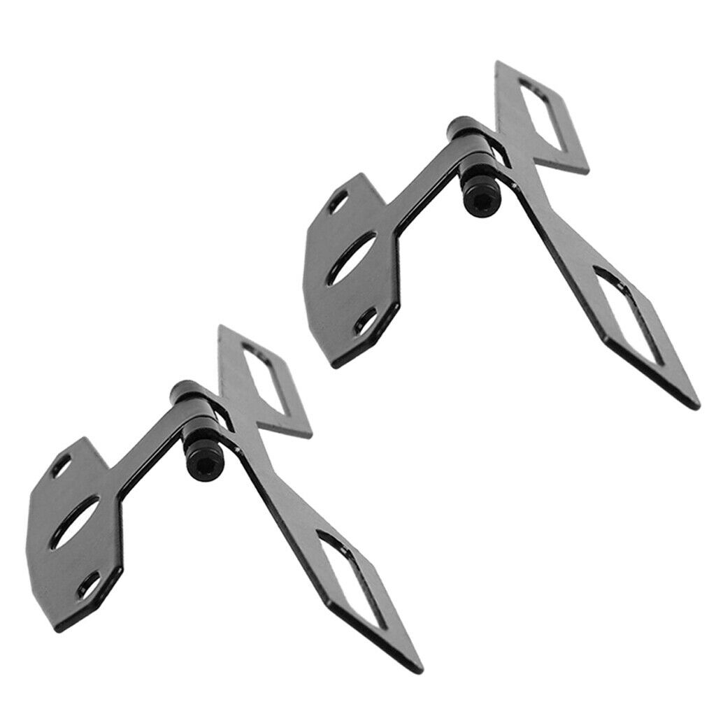 2 Pieces Universal Taillight Bracket Foldable License Plate Label Holder