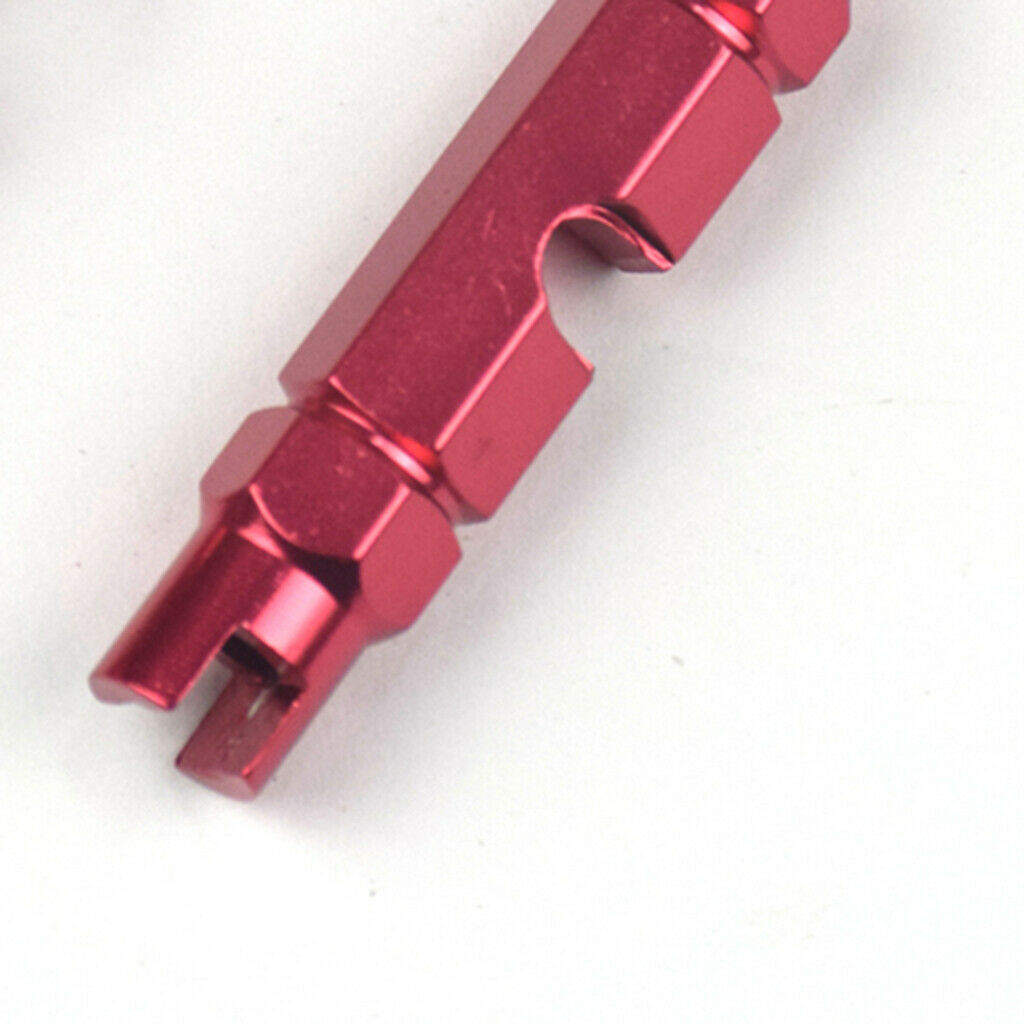 of 2 Valve Core Remover Wrench Bike Valve Disassembly Tool Universal Red
